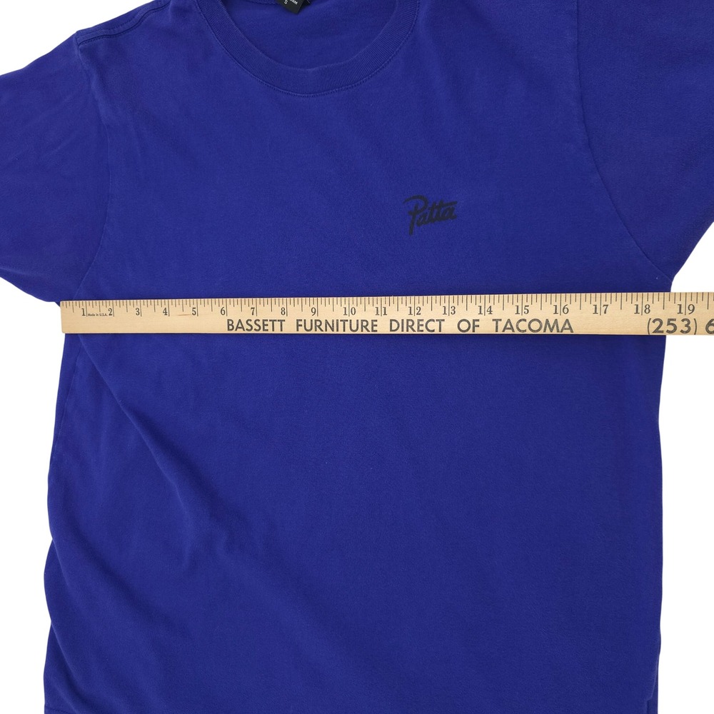 Patta Graphic Mens Blue Stay High Skeleton Short Sleeve Tee Size Small - Picture 9 of 9